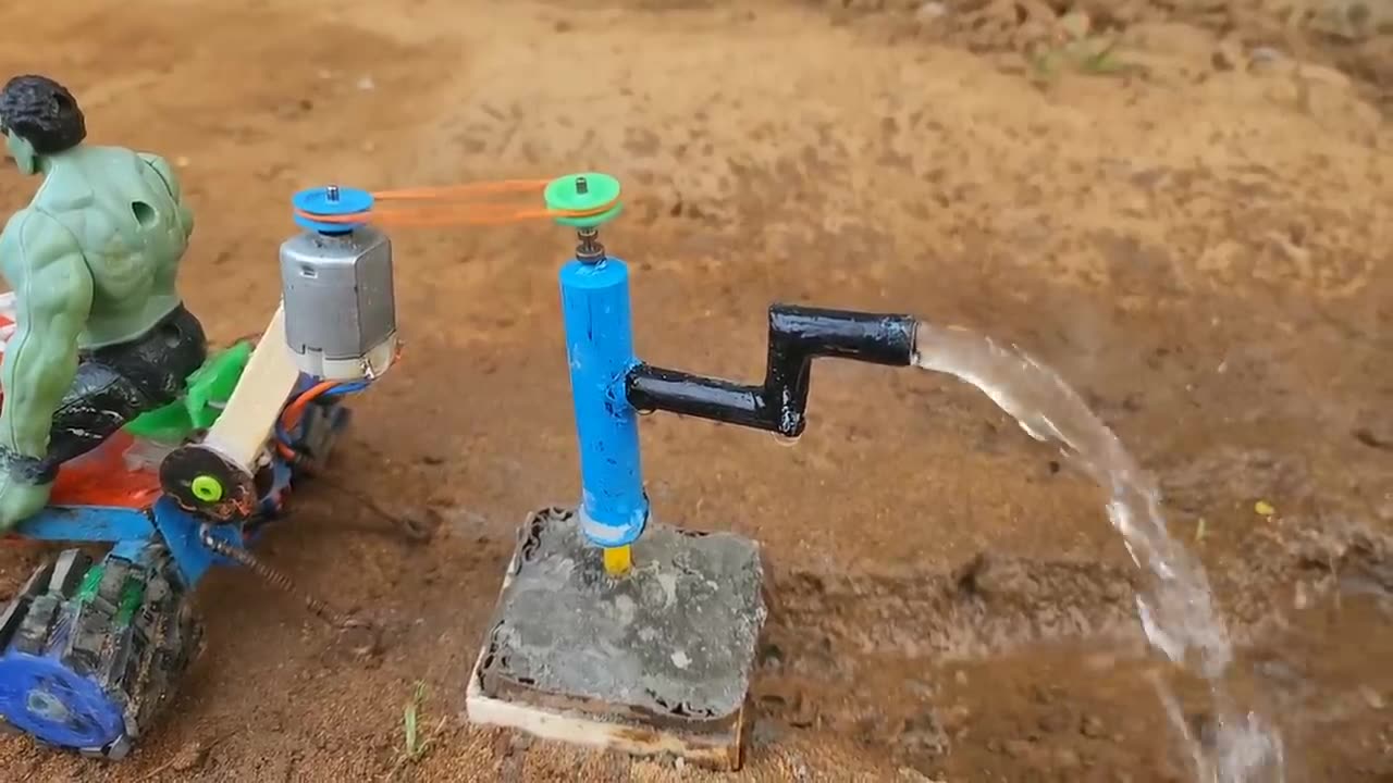 Diy tractor mini borewell drilling machine | Hydraulic powered | Water pump | Science project