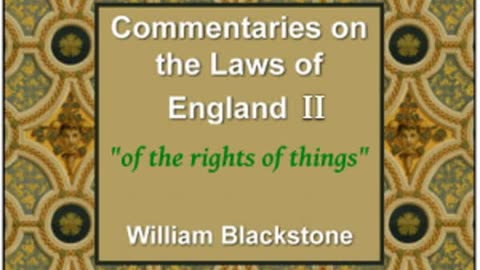 Commentaries on the Laws of England 1765 Part 2