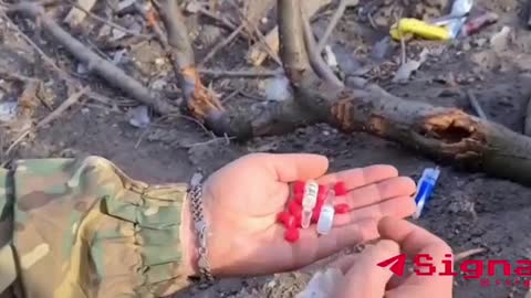 U ukrajinských vojáků v Rubižném bylo nalezeno velké množství syntetických drog