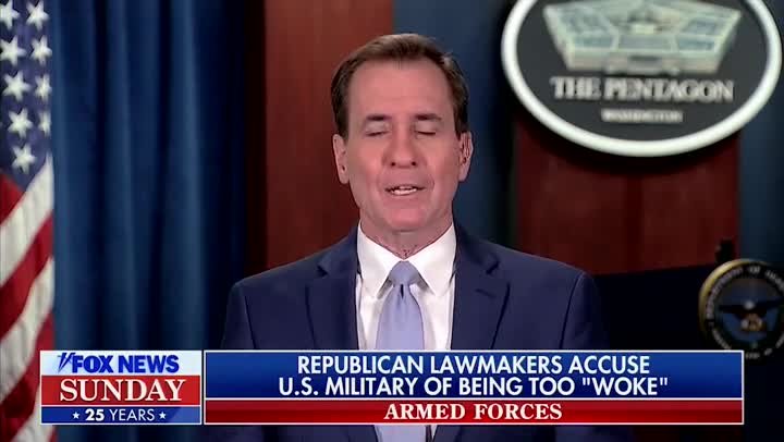 John Kirby Says "Woke' Claims IN US Military 'Ridiculous'