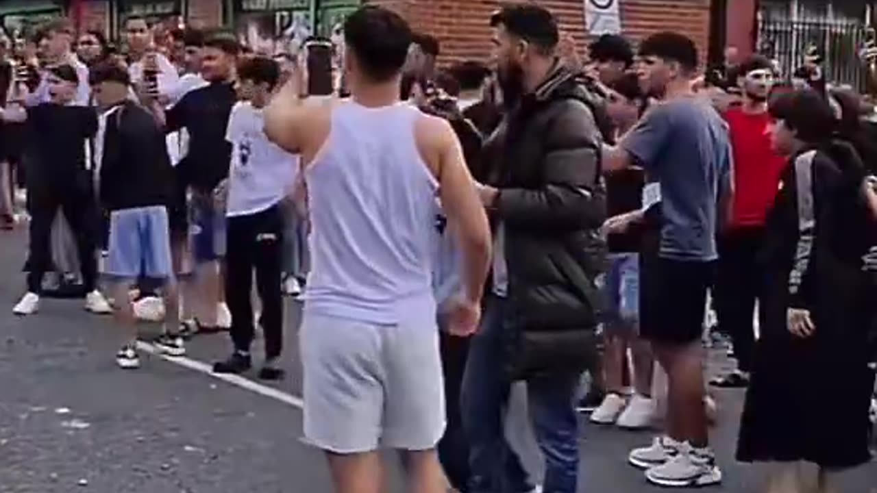 The current scene in Harehills, England. Is this what cultural enrichment looks