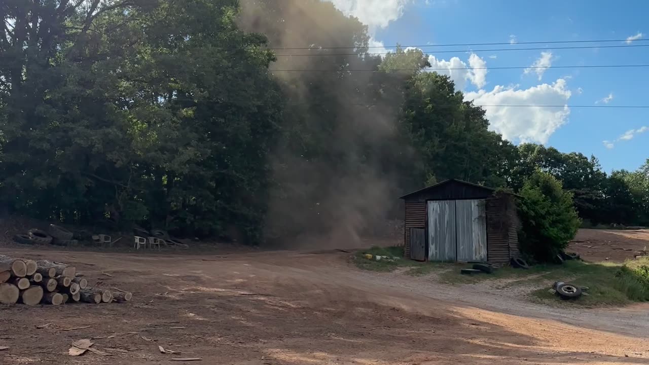 Dust Devil At The Sawmill