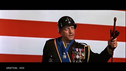 PATTON Introduction Speech - George C, Scott (1970)