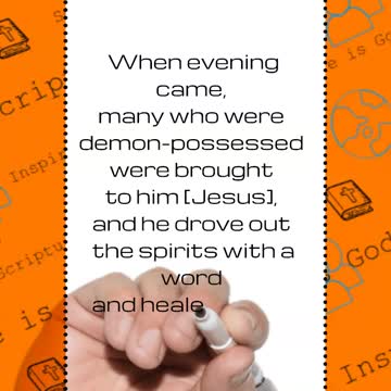 #shorts #ytshorts #scripture #Matthew 8:16-17