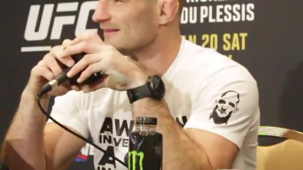 UFC middleweight champion Sean Strickland tells Canadian journalist to go f%$k himself.