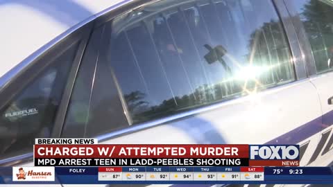 Deangelo Parnell, 17, is charged with attempted murder