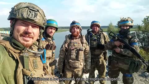 Durante los tres días de la ofensiva, los combatientes de la brigada 80 lucharon 150 km