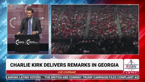 TPUSA 2024: Charlie Kirk Speaks at Turning Point Rally in Duluth, GA