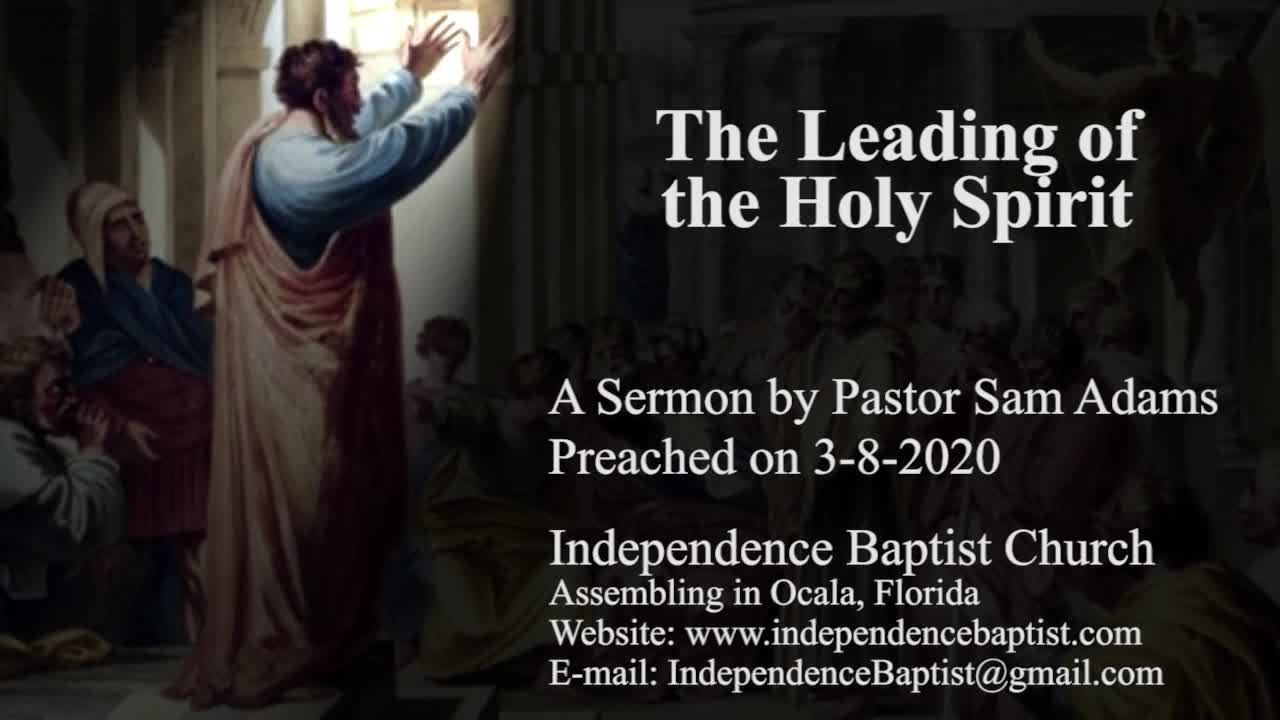 The Leading of the Holy Spirit