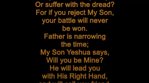 Message from Papa God Yahweh Jan 22, 21