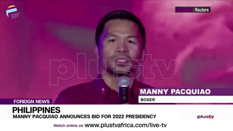 Manny Paquio running for President in Philippines