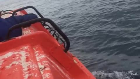 russian boat still afloat, north atlantic ocean