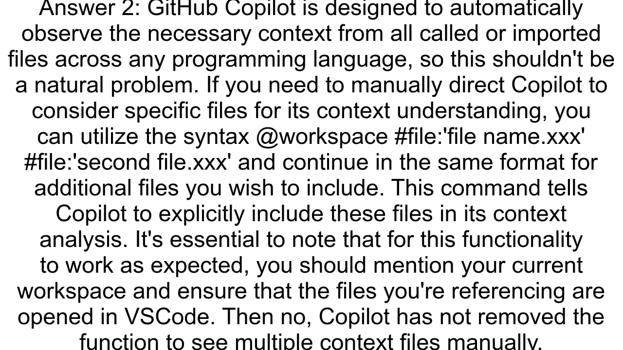 How to use GitHub Copilot for multiple files