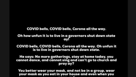 COVID Bells Christmas Carol