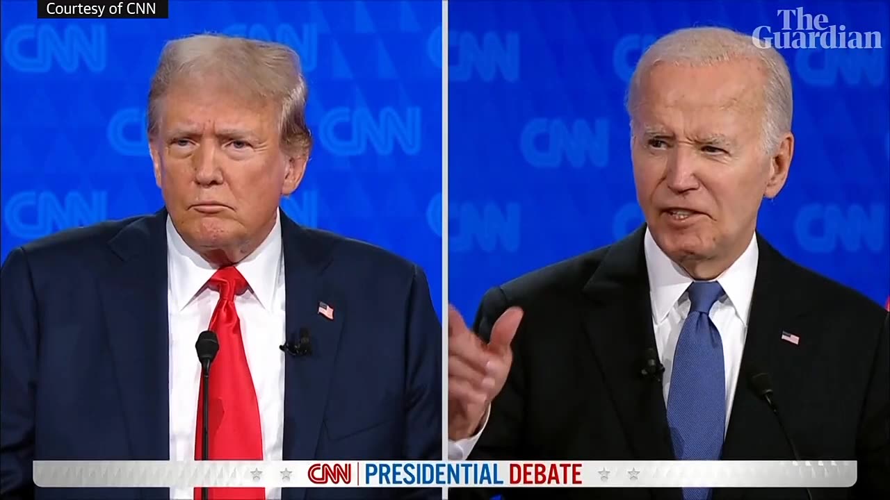 Joe Biden and Donald Trump clash in first 2024 presidential debate