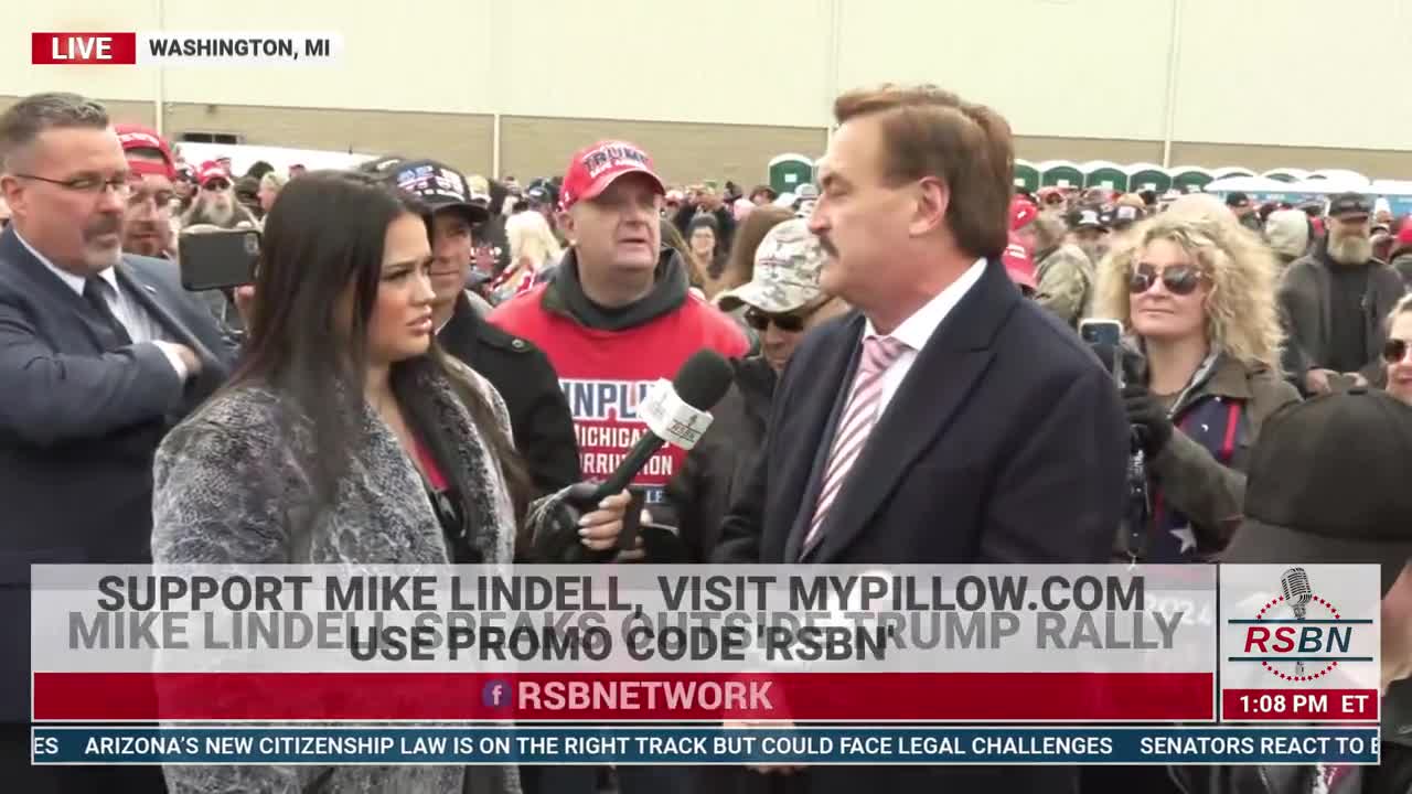 MIKE LINDELL: If we don't fix 2020, we don't have a country.