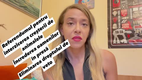Referendum pt. interzicerea cresterii animalelor. Increderea oamenilor in presa