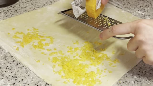 Grinding cheese