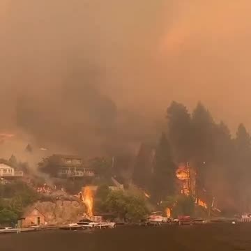 Astonishing images of the devastating wildfires in West Kelowna, British Columbia, Canada