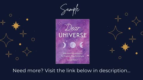 Dear Universe: 200 Mini-Meditations for Instant Manifestations