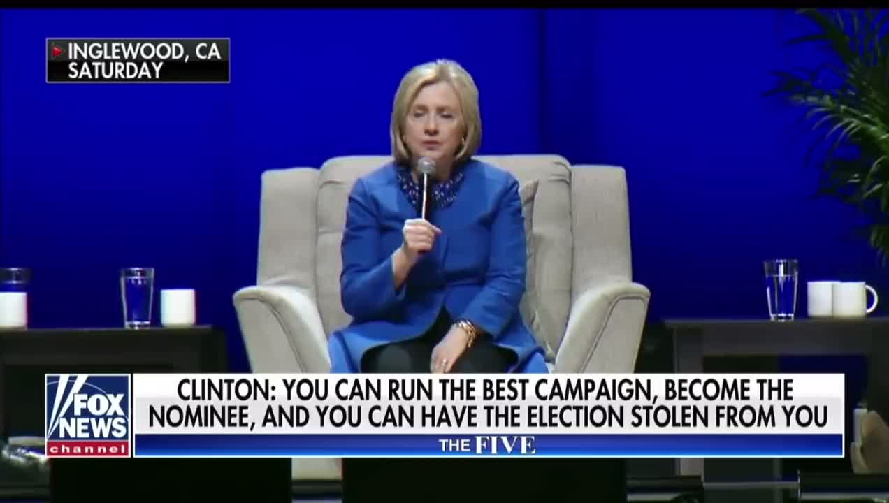 FLASHBACK: Hillary Clinton says "you can run the best campaign, you can even become the nominee, and you can have the election stolen from you."