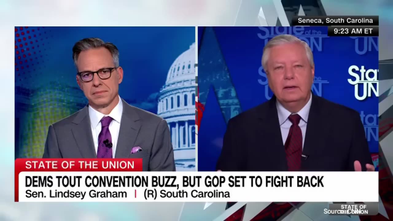 WATCH: Sen. Graham Calls Out DNC, Says Americans “Not Joyful” under Biden-Harris Admin