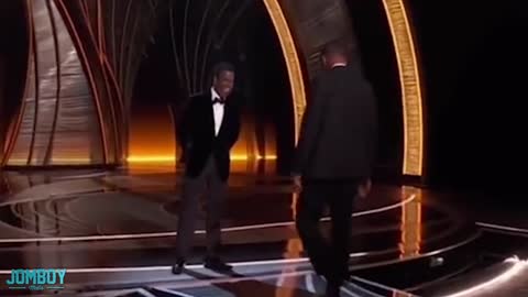 Will Smith slaps the hell out of Chris Rock at the Oscars.