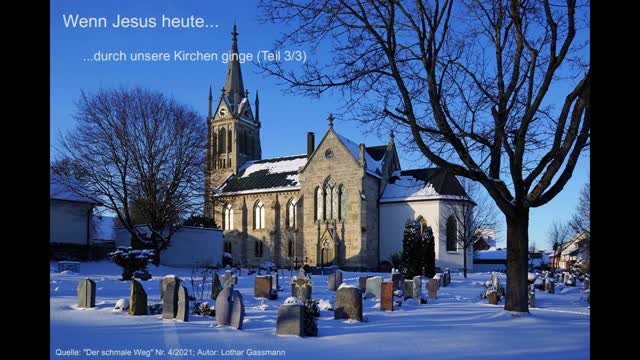 Wenn Jesus heute... ...durch unsere Kirchen ginge