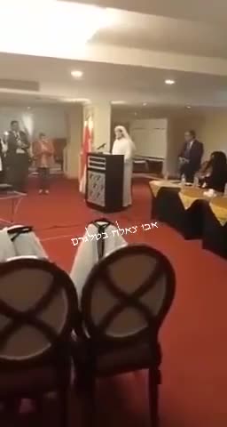 The Saudi ambassador, Muhammad al-Qahtani, fell and died during a speech at a conference in the Egyptian capital, Cairo, in which he praised president A-Sisi and described him as "the dean of humanity".​​​​