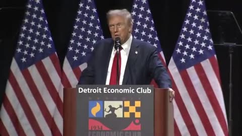 Donald Trump gives remarks at Economic Club in Detroit - October 10, 2024