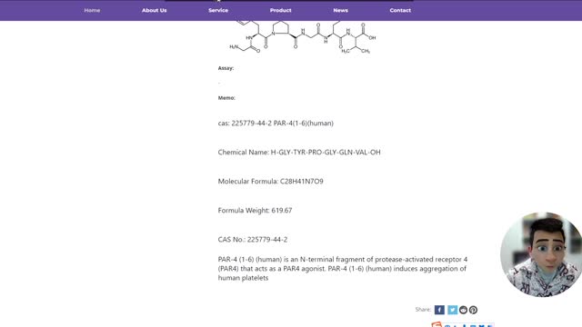 cas: 225779-44-2 PAR-4(1-6)(human)