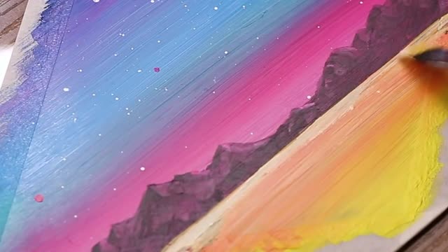 Colorful paintings fill your heart and heal you in this video, part XI.