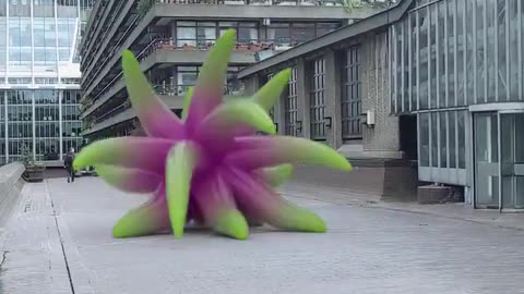 THE SURREAL SIGHT OF TENTACLE DRONES EXPLORING A CITY