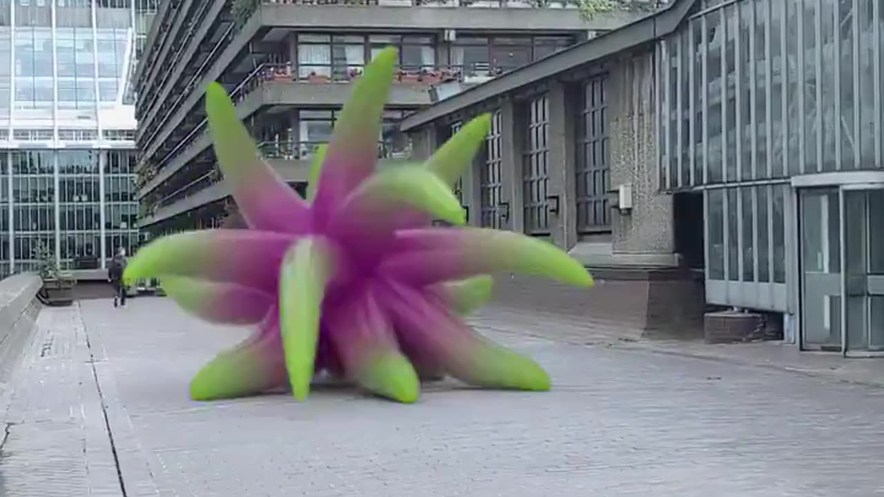 THE SURREAL SIGHT OF TENTACLE DRONES EXPLORING A CITY