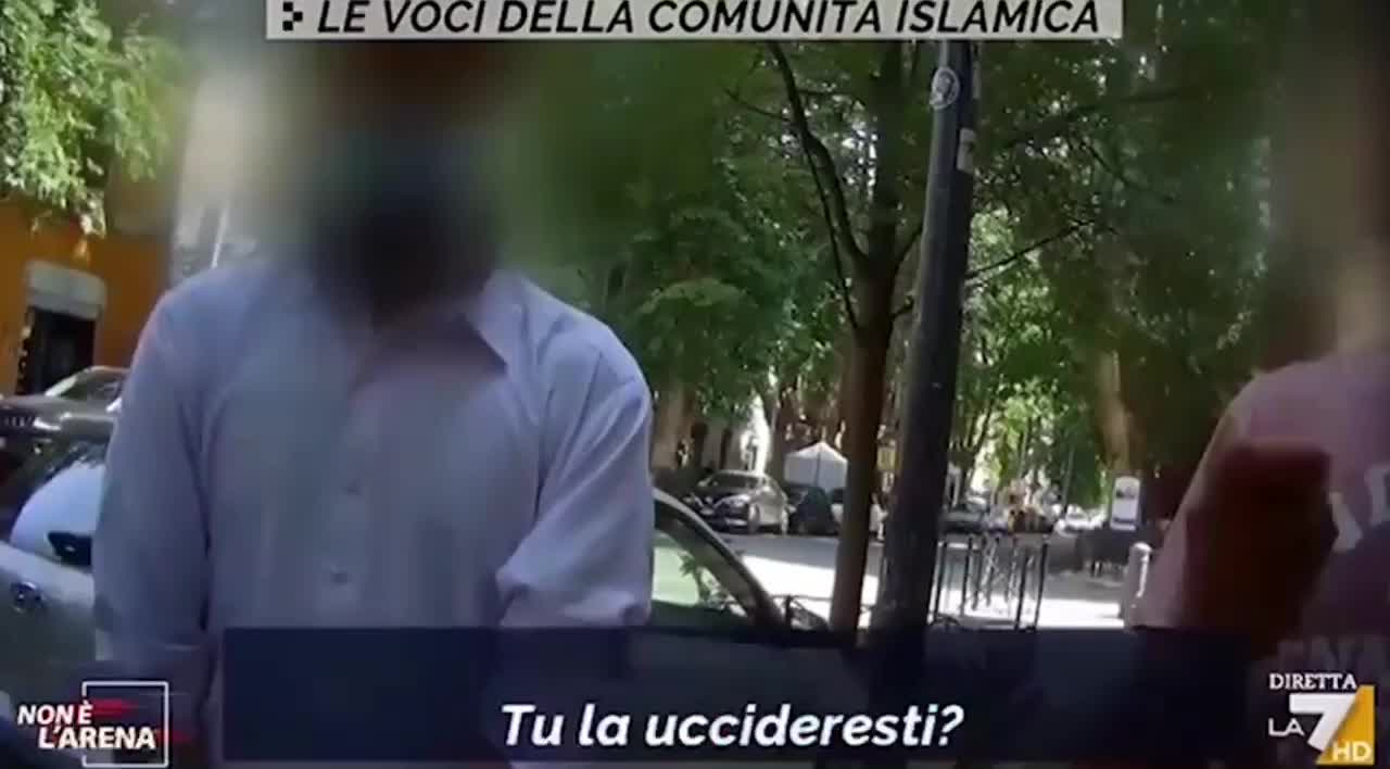 Islamici intervistati: se la donna non porta il velo, prendo coltello