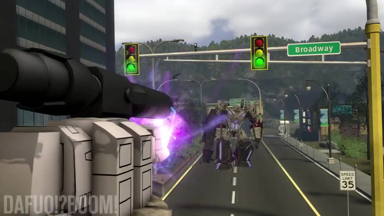 Transformers_ Megatron vs G1 Megatron (SFM Transformers 5 Fight Animation Scene)