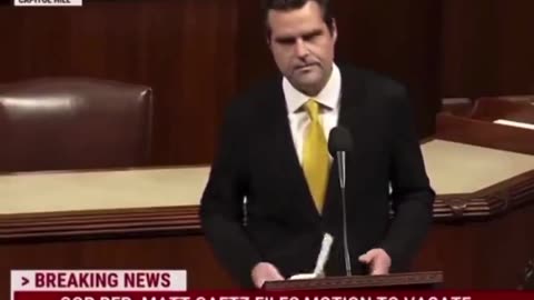 Rep. Matt Gaetz - Rep. MTG FILES MOTION TO VACATE Speaker Mike NO BALLS Johnson