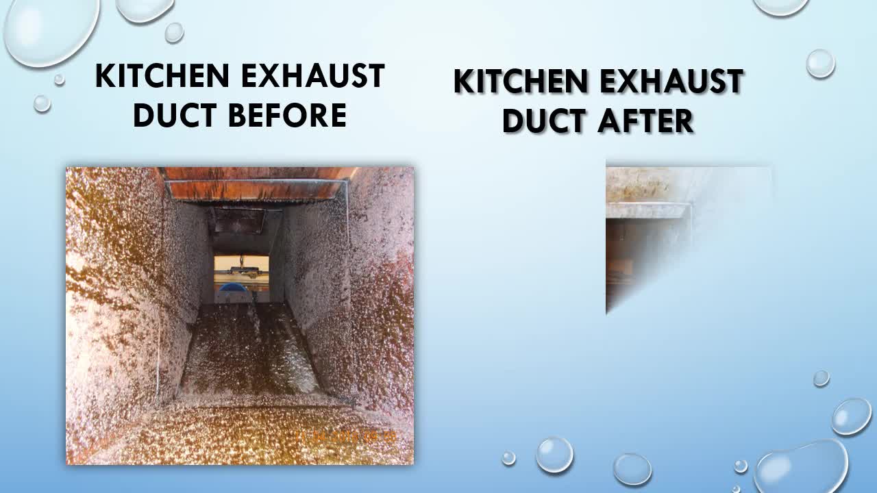 Grease Hood and ductwork cleaning project