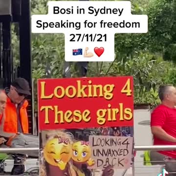 Bosi Talks Freedom In Sydney 27/11/2021