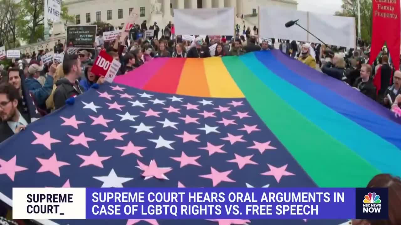 SUPREME COURT HEARS ORAL ARGUMENTS IN CASE OF LGBTQ RIGHTS VS. FREE SPEECH