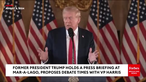 'I Hate To Be Defending Him...': Trump Rips Harris For Taking Nomination From Biden With No Votes