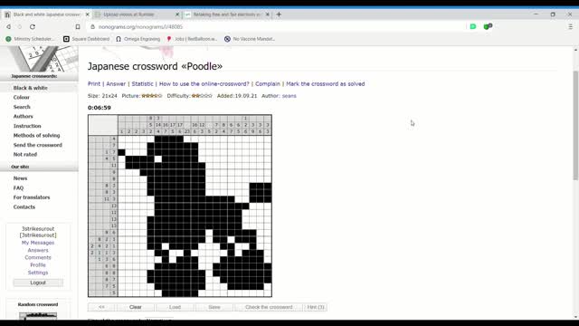 Nonograms - Poodle