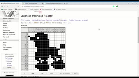 Nonograms - Poodle