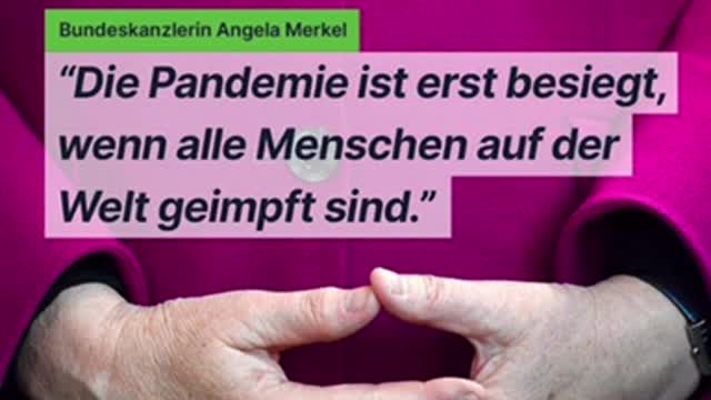 "Die Pandemie ist erst besiegt, wenn alle Menschen geimpft sind."