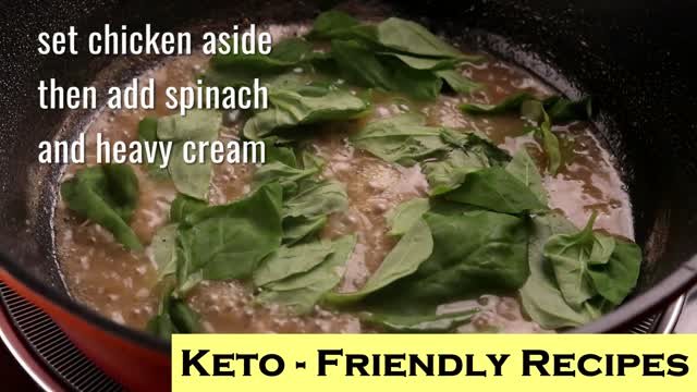 Keto Chicken Florentine