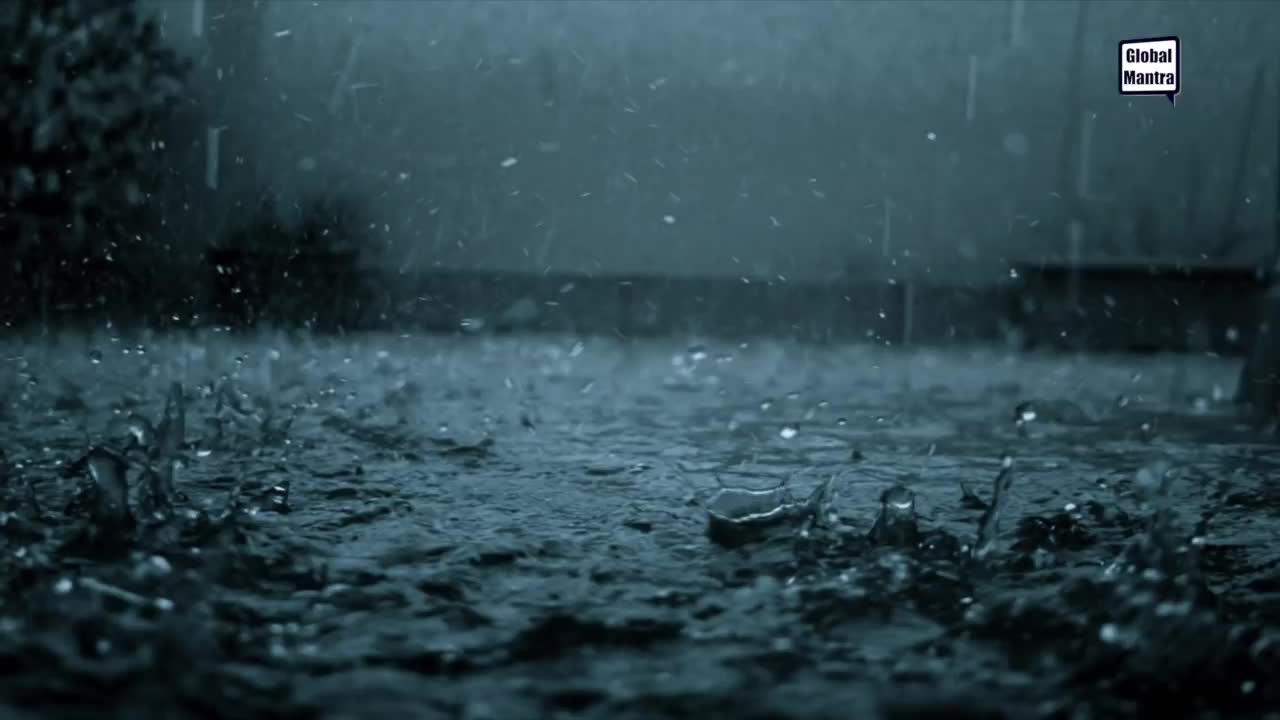 1 HOURS of GENTLE NIGHT RAIN, Rain Sounds to Sleep, Study, Relax, Reduce Stress, help insomnia