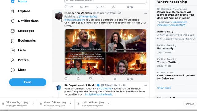 Vice President Kamala Harris incites RIOTS AND TWITTER SUPPORTS IT