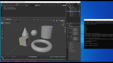 Blender - skript Python