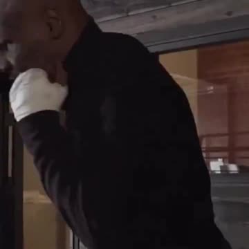 Hold up… Mike Tyson looking like a monster during a photoshoot today 😳