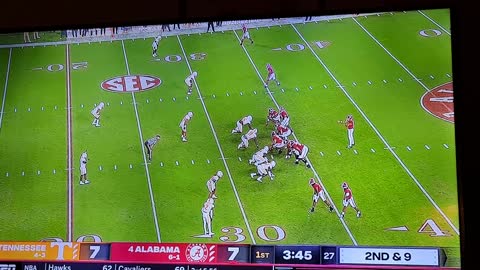 Alabama 7 Tennessee 14